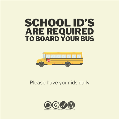 School ID's Required for School Bus